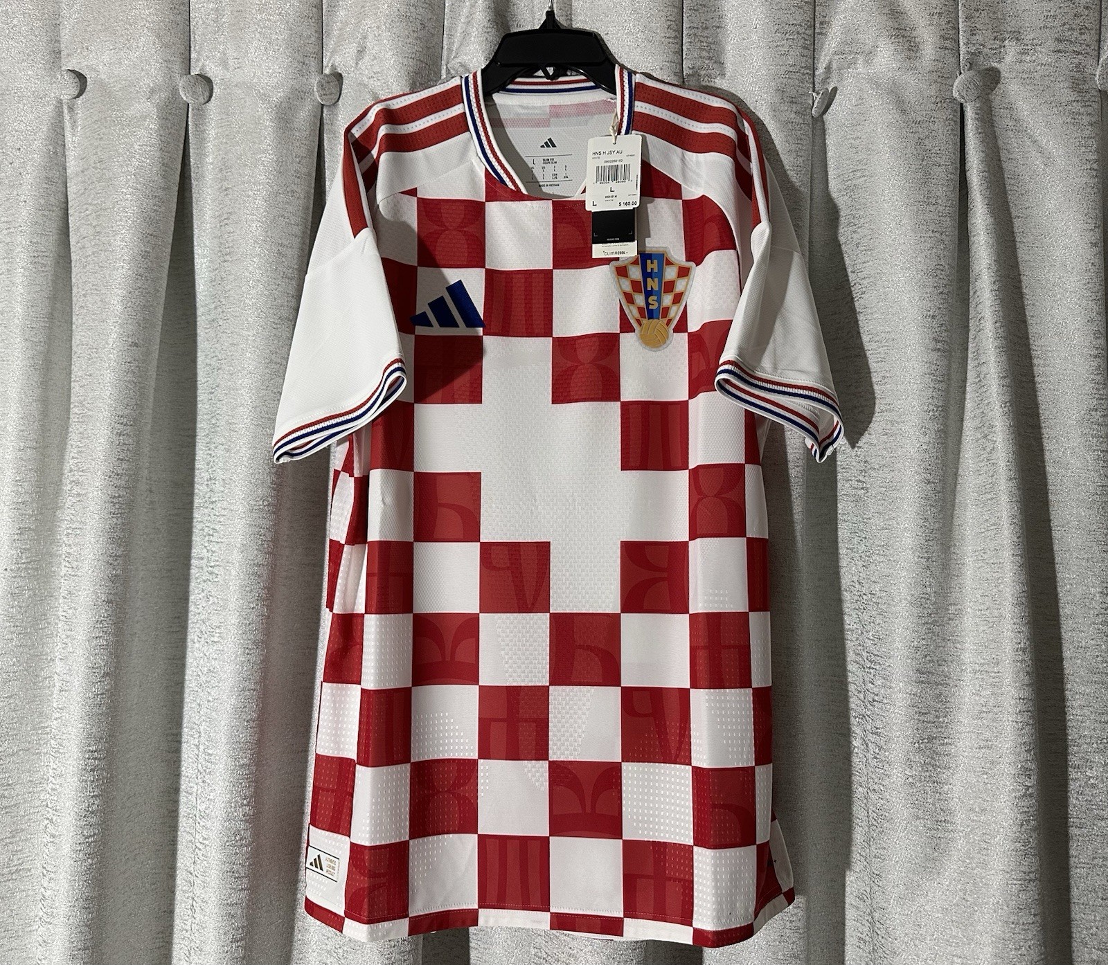 Croatia 26/27 Home Adidas Climacool+ Authentic Jersey Size L NWT KF4681 Croatia 26/27 Home Adidas Climacool+ Authentic Jersey Size L NWT KF4681