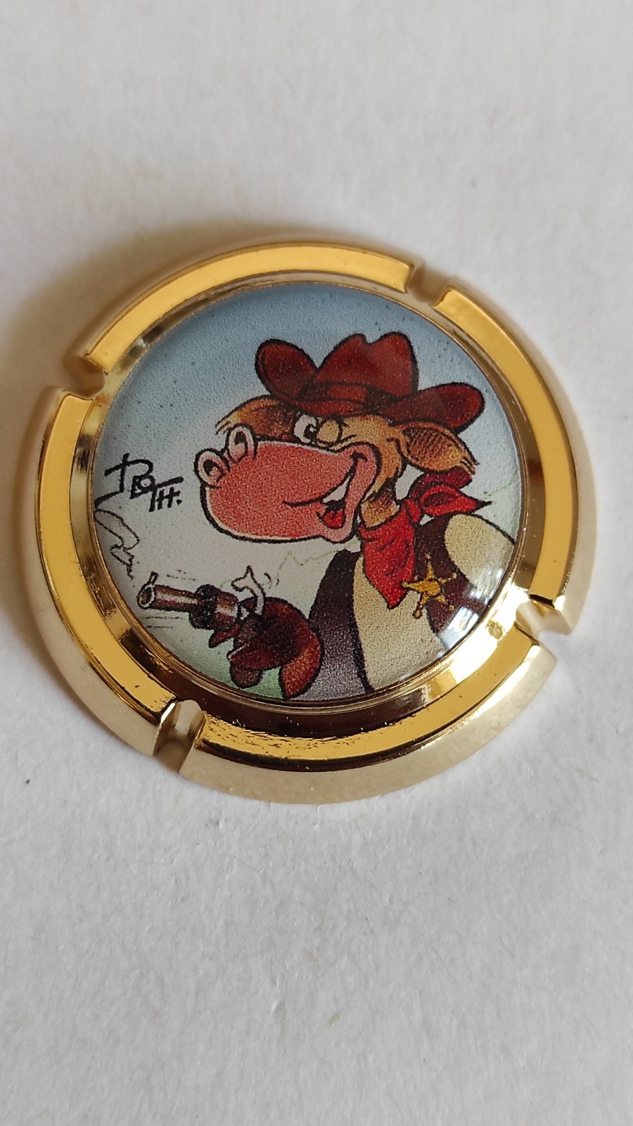 J. JOSSELIN Champagne Capsule Jewelry Plate NR No. A26 Club Placo A.P.N.C.