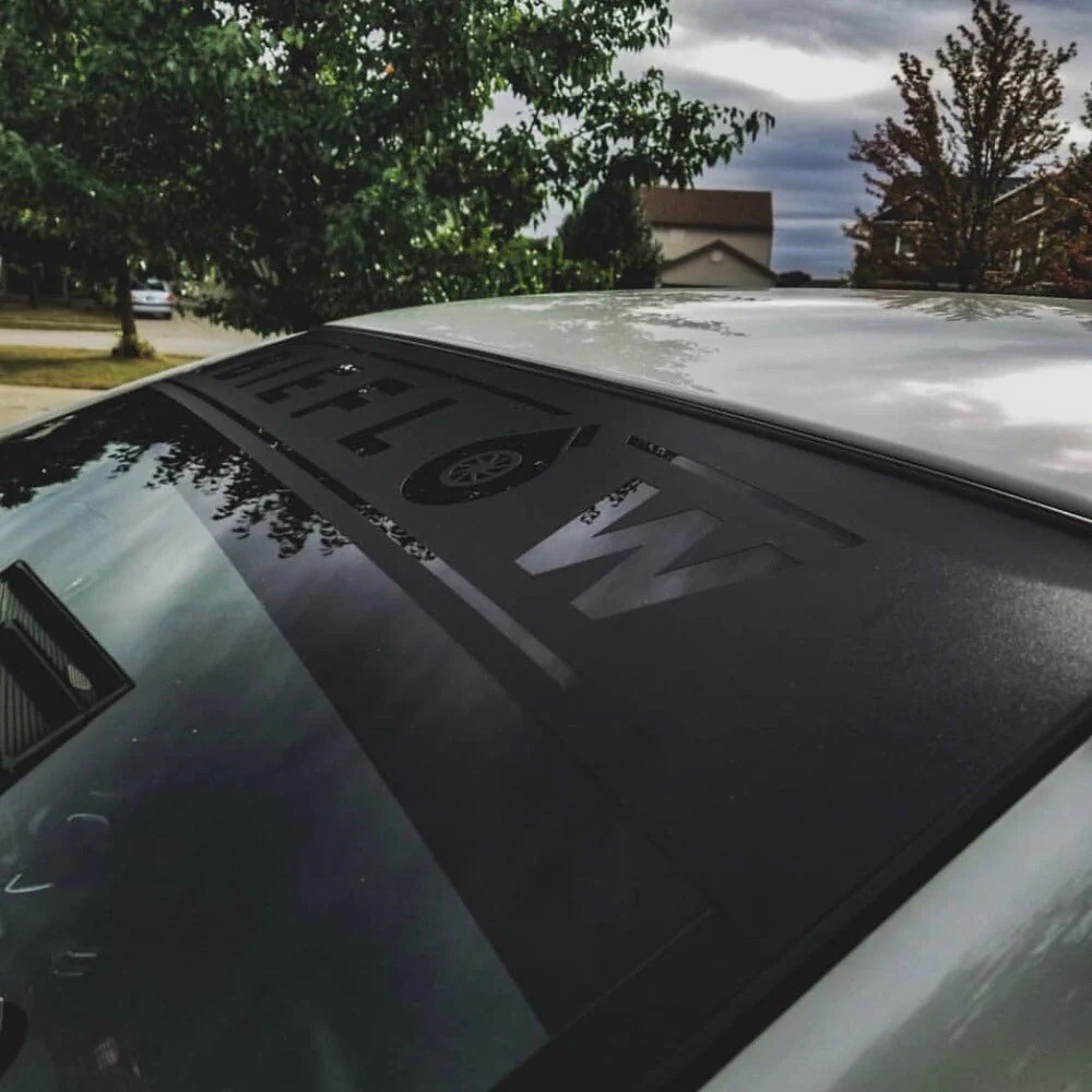 SubieFlow Banner Matte Black For Subaru