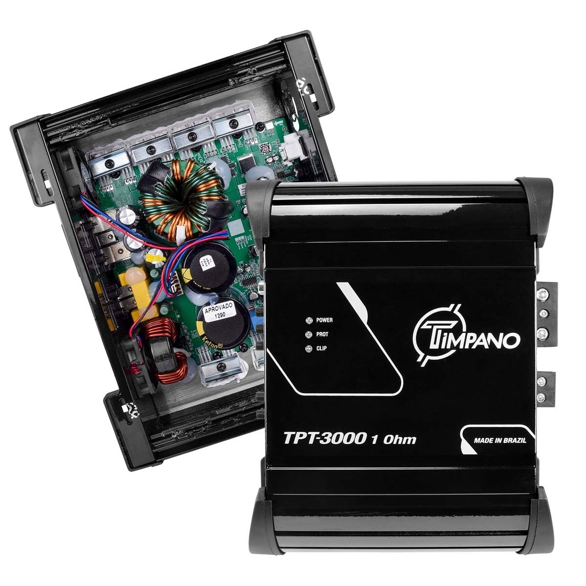 Timpano TPT-3000 1 Ohm Compact Amplifier 3000 Watts, 1 Channel, Full Range Amp M