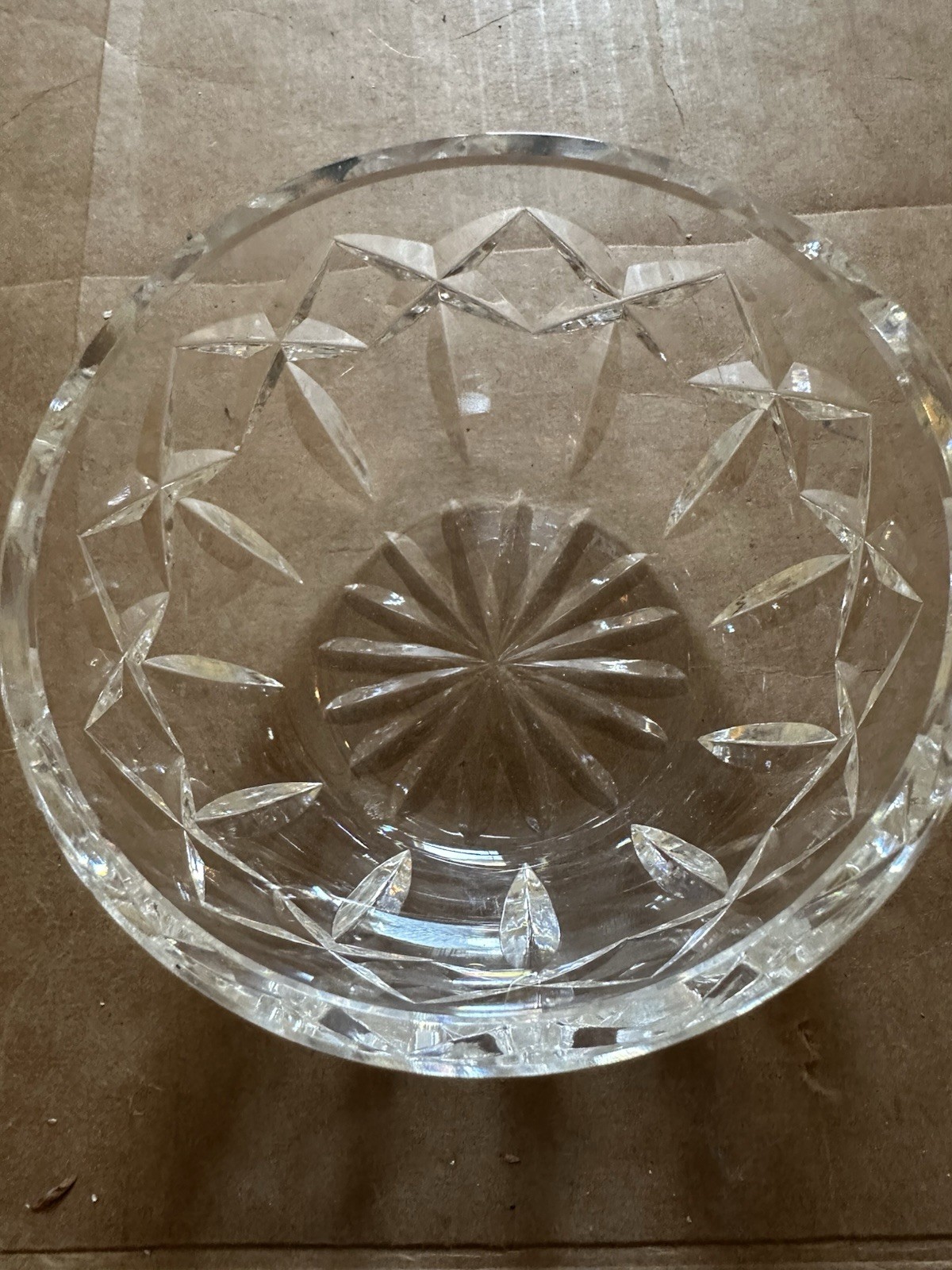 Vintage Waterford Crystal Kerry Pattern Small Bowl/Open Sugar Bowl Vintage Waterford Crystal Kerry Pattern Small Bowl/Open Sugar Bowl