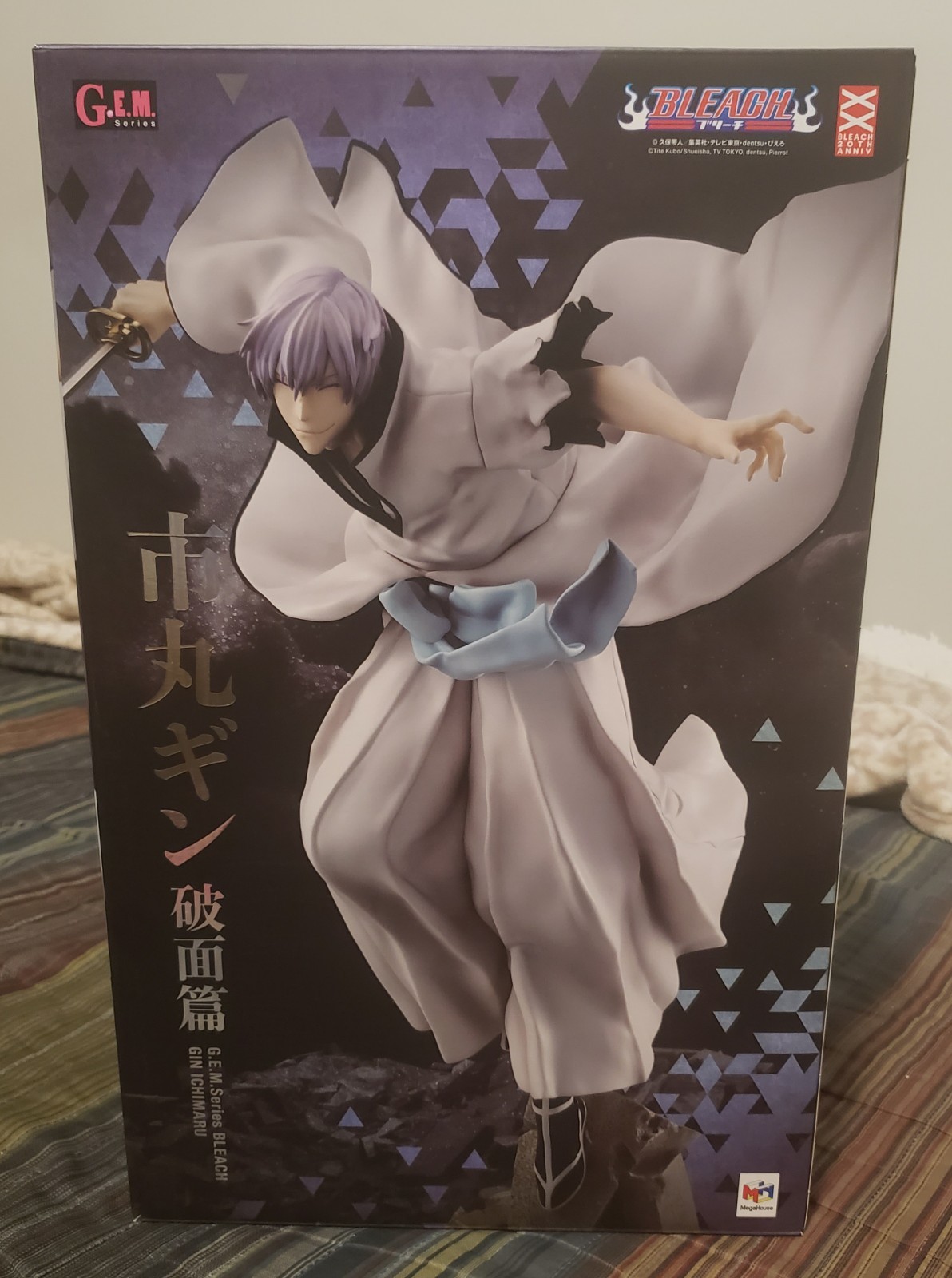BLEACH Gin Ichimaru G.E.M. Series MegaHouse Figure 20th Anniversary BLEACH Gin Ichimaru G.E.M. Series MegaHouse Figure 20th Anniversary