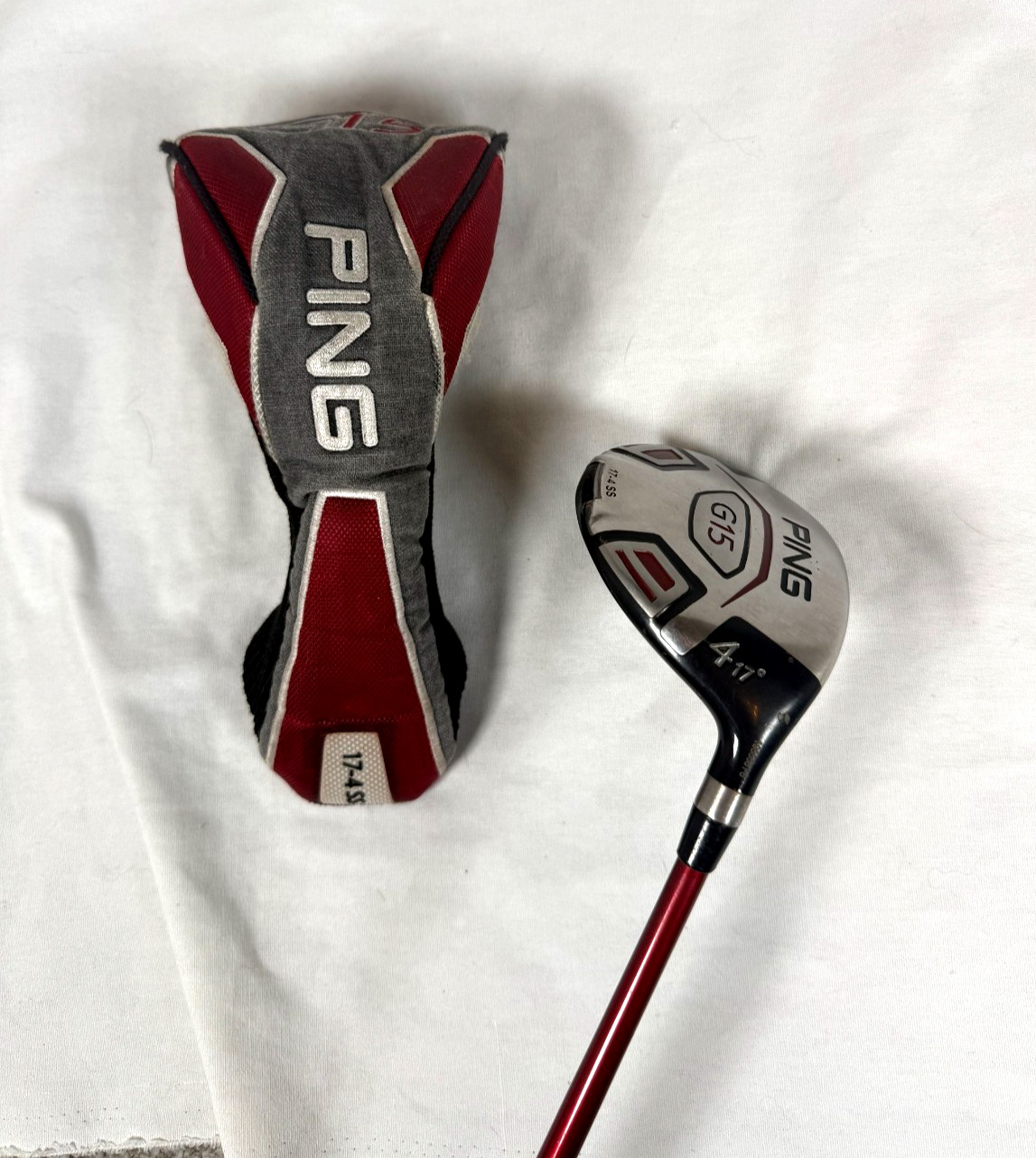 Ping G15 4 Fairway Wood 17* TFC 149 F Stiff Graphite Mens RH W/ Head Cover