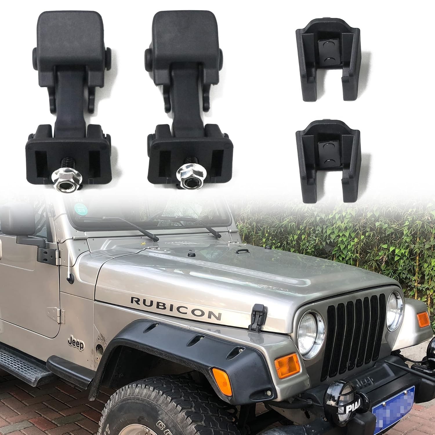 OEM TJ Hood Latches Hood Latch for 1997-2006 Jeep For 1997-2006 Jeep TJ OEM
