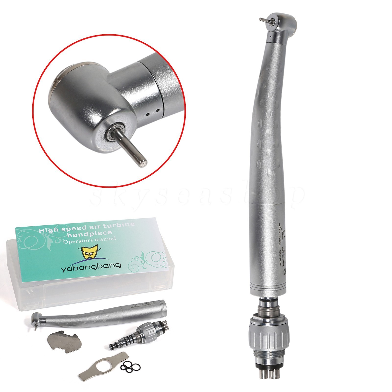 1-5 Pcs Dental High Speed Handpiece Turbine / 4Hole Quick Coupler KAV Style