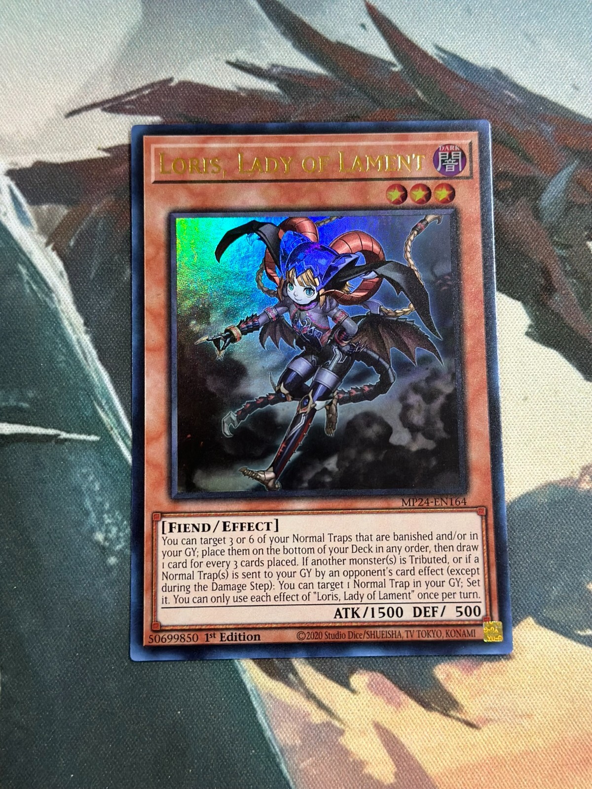 Yugioh Loris, Lady Of Lament Ultra Rare MP24