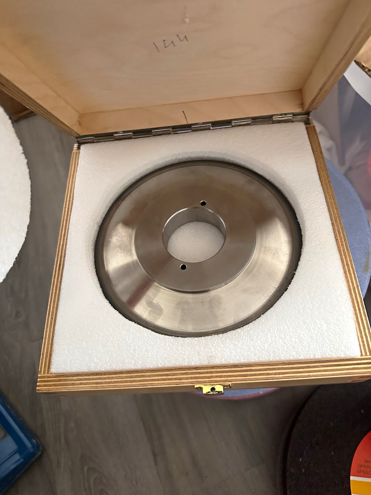 CUMI Diamond Grinding Wheel Type 1A1 144mm x 19mm x 50mm 220 Grit B CUMI Diamond Grinding Wheel Type 1A1 144mm x 19mm x 50mm 220 Grit B