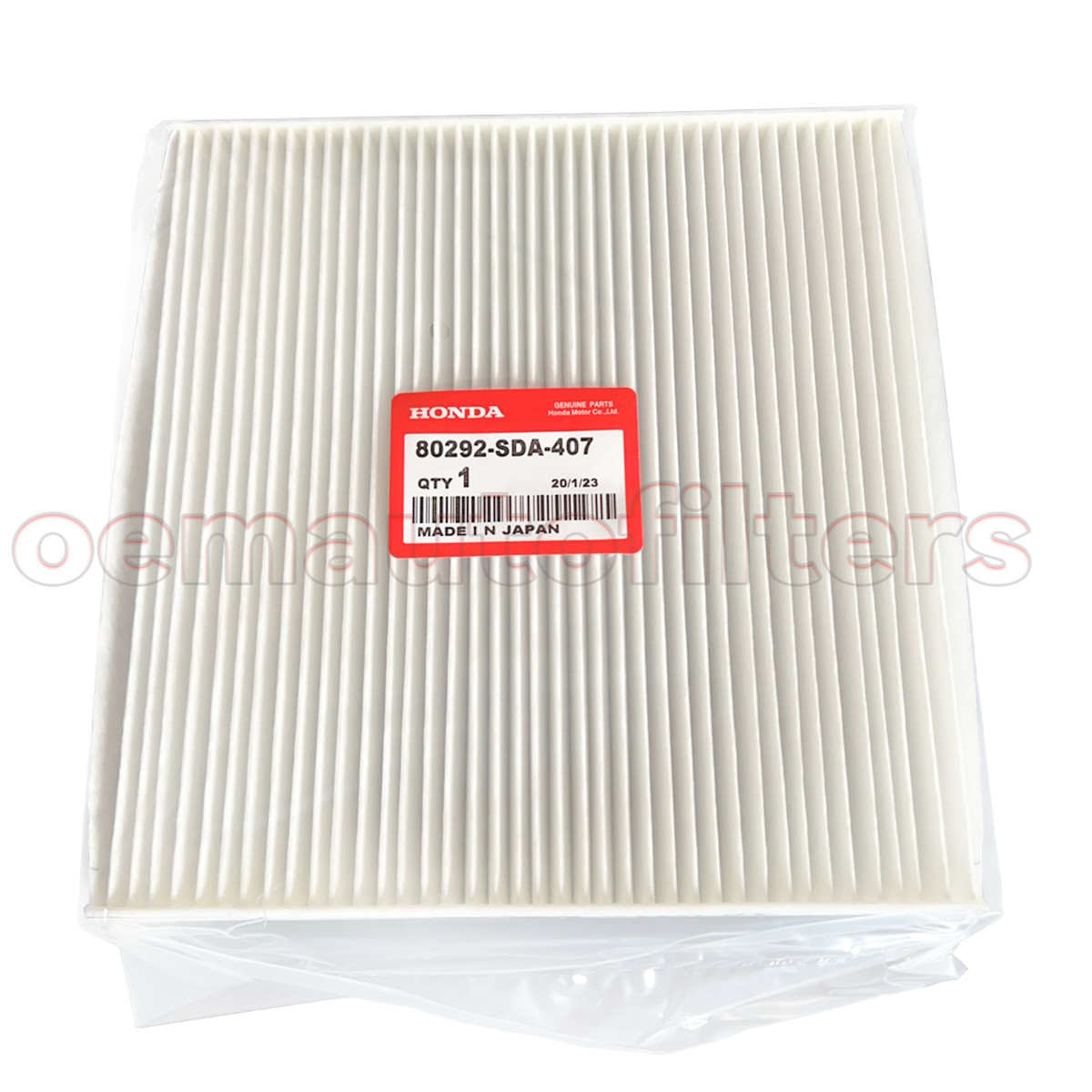 OEM Cabin Air Filters for HONDA ACURA MICRON 80292-SDA-407  ACCORD C35519