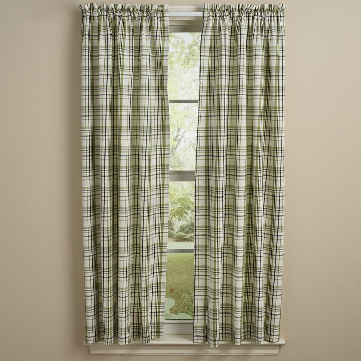 TIME IN A GARDEN COUNTRY CURTAIN PANELS, 72X63, NEW IN PKG, TIME IN A GARDEN COUNTRY CURTAIN PANELS, 72X63, NEW IN PKG,