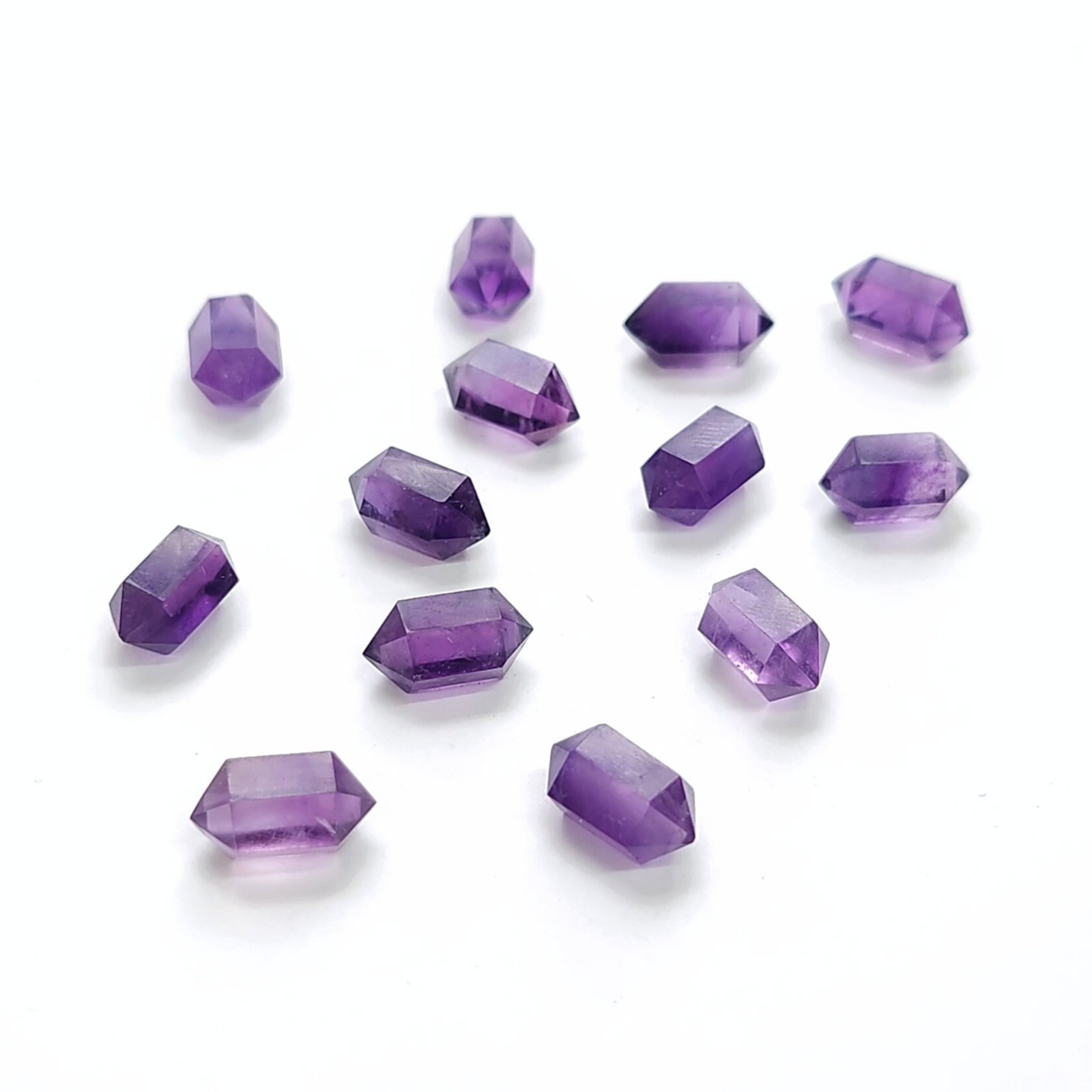 Handmade Purple Amethyst 6X12mm Pointer Natural Purple Gemstone Pencil Pointers