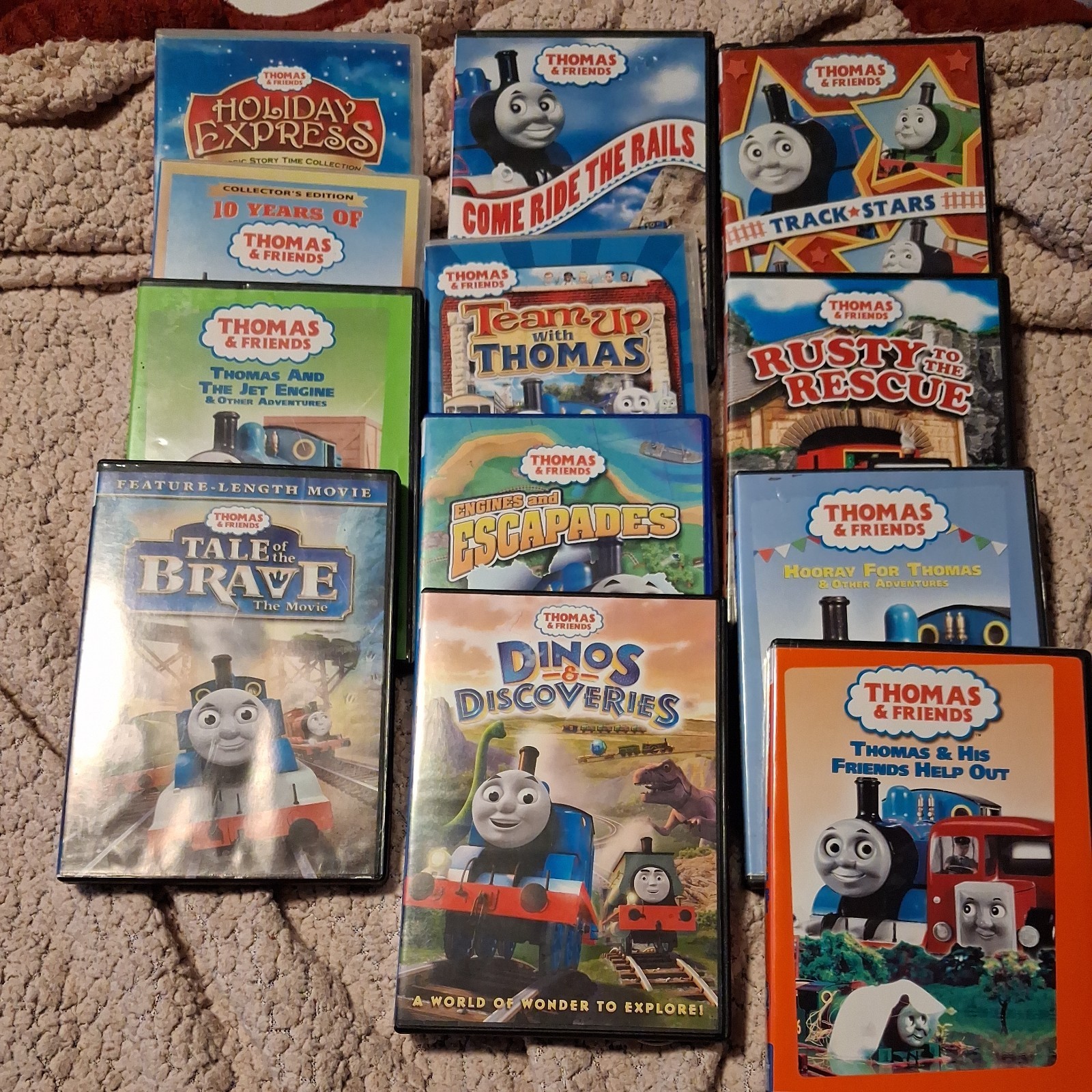 Lot of 12 Thomas The Train & Friends DVD's