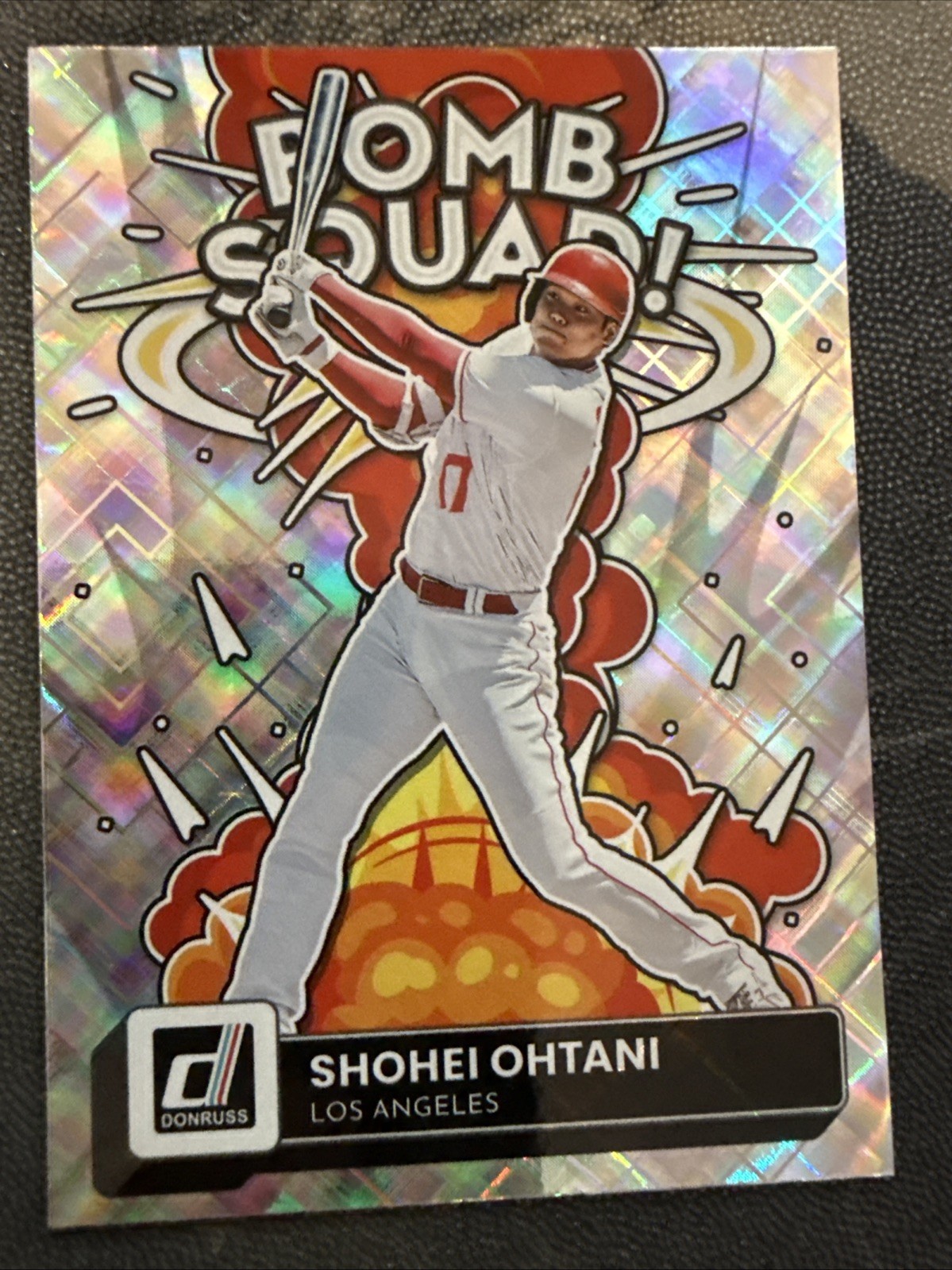 2022 Panini Donruss Shohei Ohtani Bomb Squad Diamond #BS-3 Angels