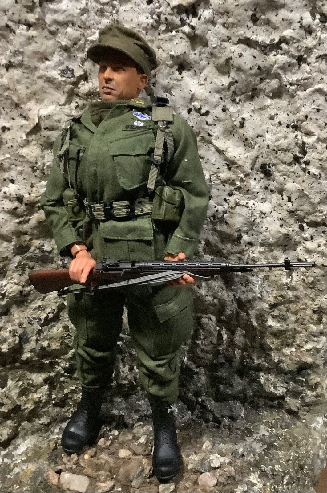 1/6 Post-Korea BBi US Special Forces Officer Soldier w/M-14 & Soft Cap 1959