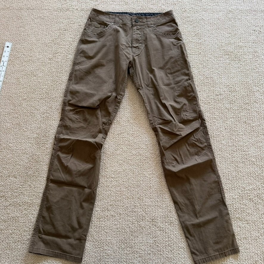 Kühl Pants Revolvr Mens Size 32 Brown Chino Stretch