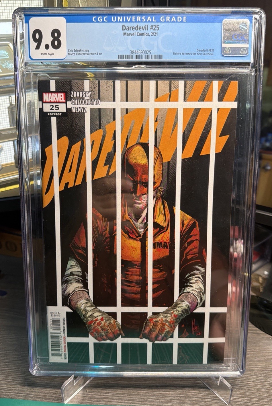 💫 CGC 9.8 Daredevil #25 (637) (Marvel Comics February 2021) 💫 CGC 9.8 Daredevil #25 (637) (Marvel Comics February 2021)
