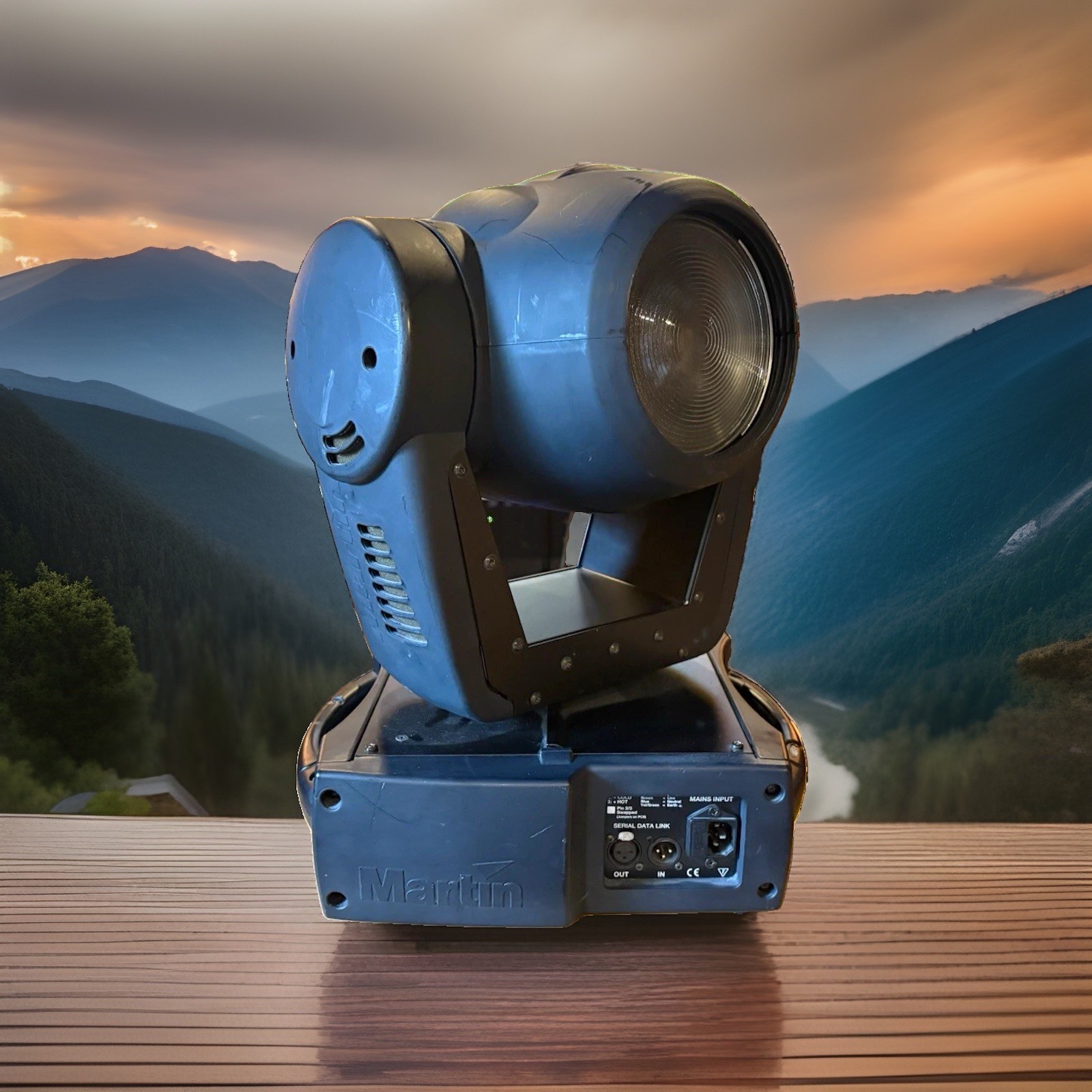 Martin Mac 300 Moving Head Stage Light Fixture, DMX Control, Built-in Display