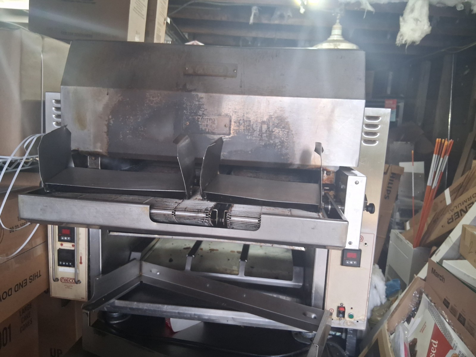 2 - Nieco JF63-2G Automatic Dual Belt Broilers