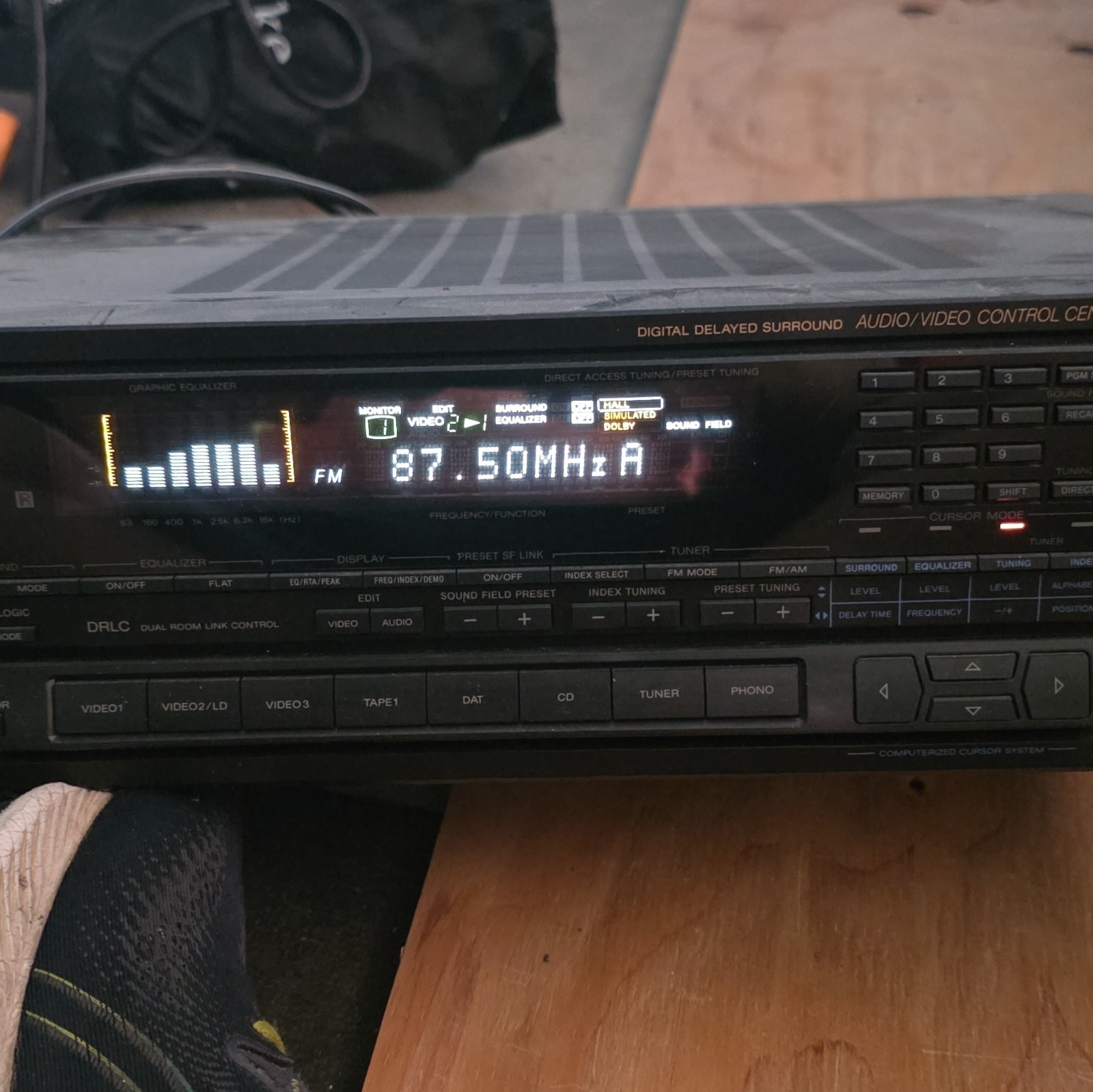 Sony STR-AV1020 Audio Control Center Am/Fm Stereo Receiver 120W, No Remote Sony STR-AV1020 Audio Control Center Am/Fm Stereo Receiver 120W, No Remote