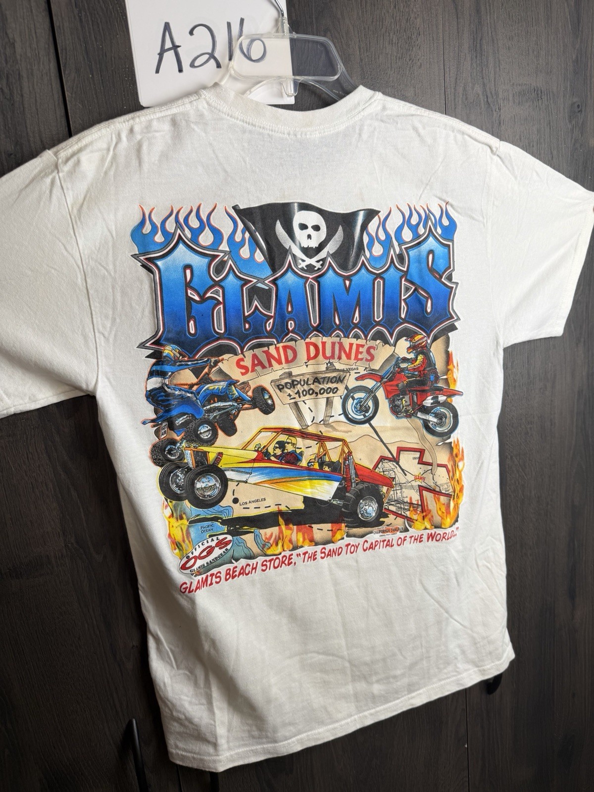 Vintage  Glamis T Shirt Sand Toy Capitol Dunes Tee ATV Off-Road California M