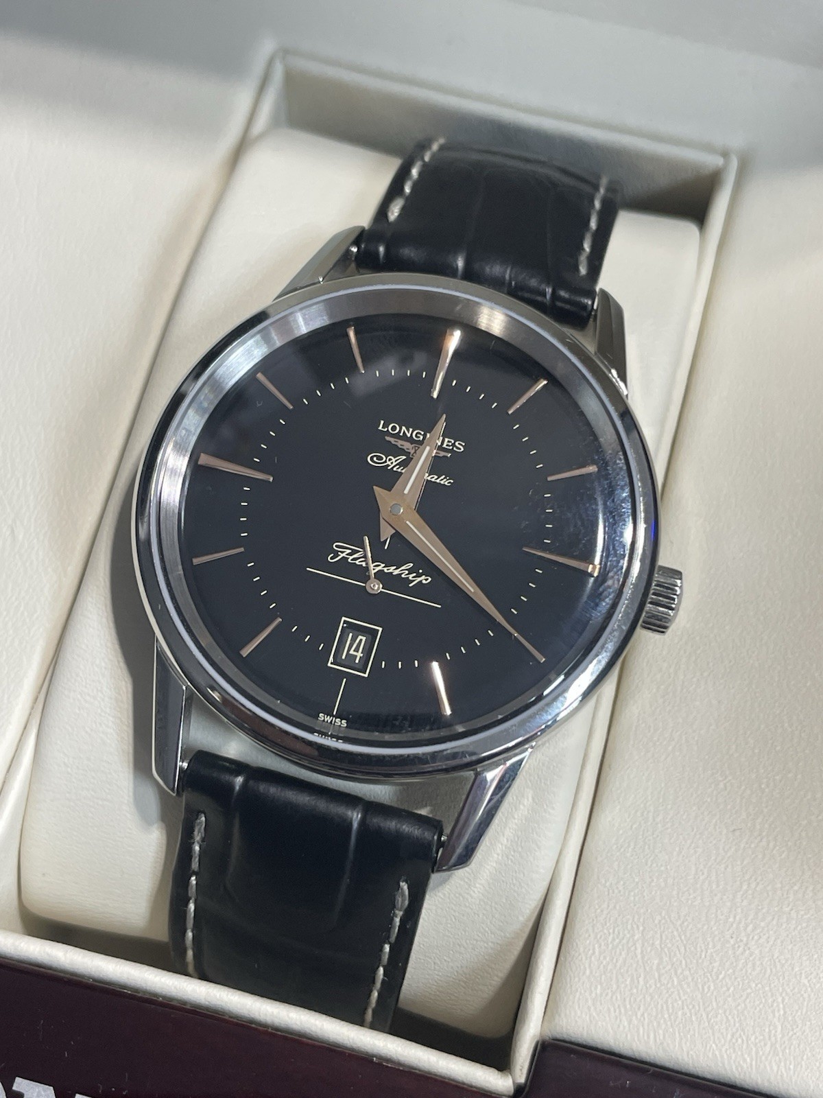 Men’s LONGINES FLAGSHIP HERITAGE 38.5mm Black Dial**Clean**