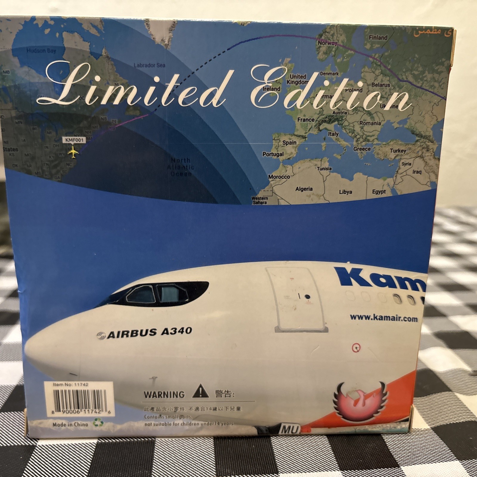 Kam Air Airbus A340-300 1:400 Phoenix YA-KMU (PH411742)
