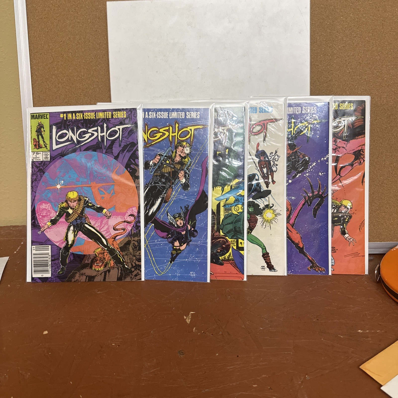 Marvel Longshot Comic Lot #1-6 Complete Limited Series (1985) Copper Age