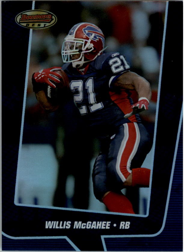 2005 Bowman\'s Best Blue #16 Willis McGahee /1399 - FB