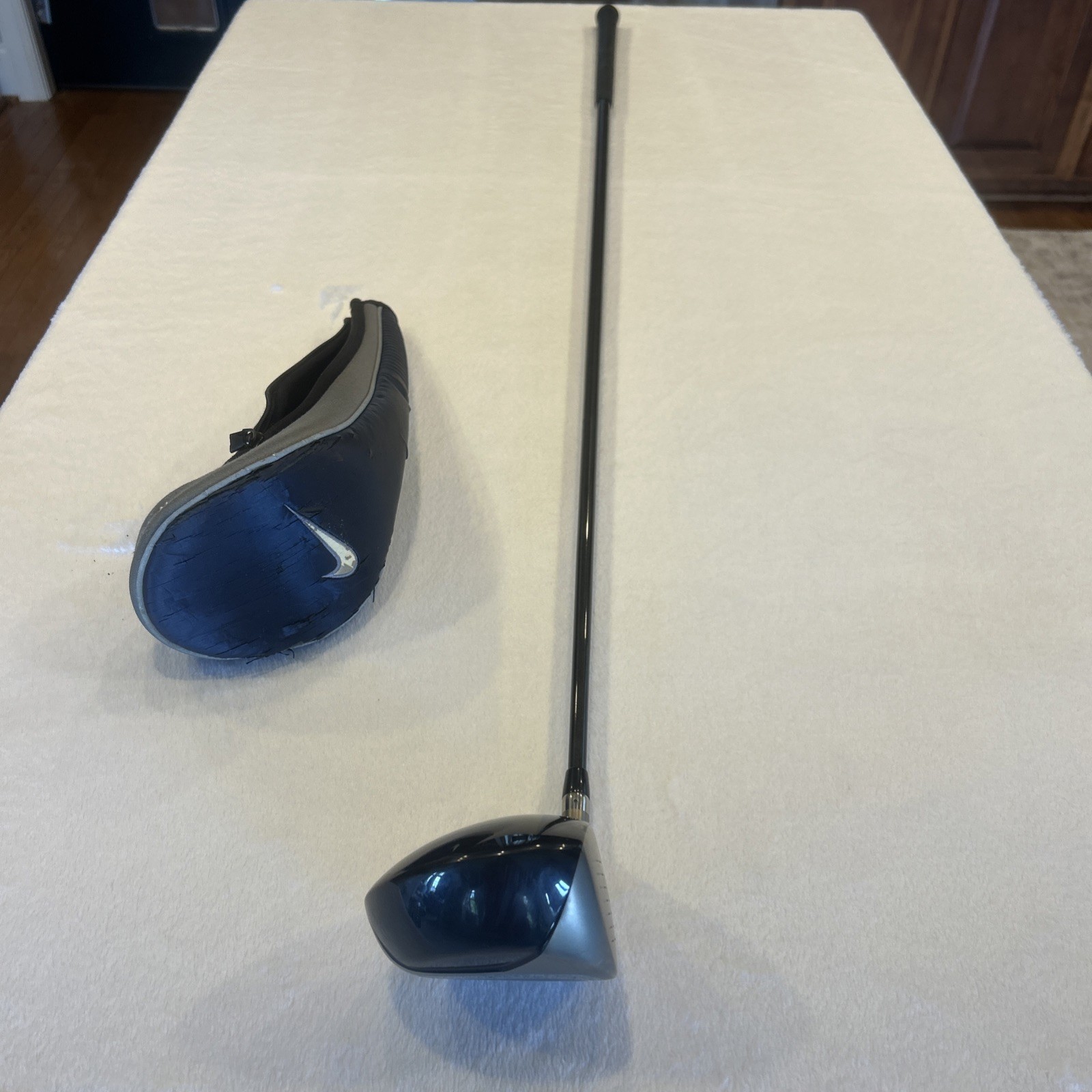 Nike Forged Titanium Blue 9.5 Degree Driver Stiff Flex Graphite Shaft  EXCELLENT
