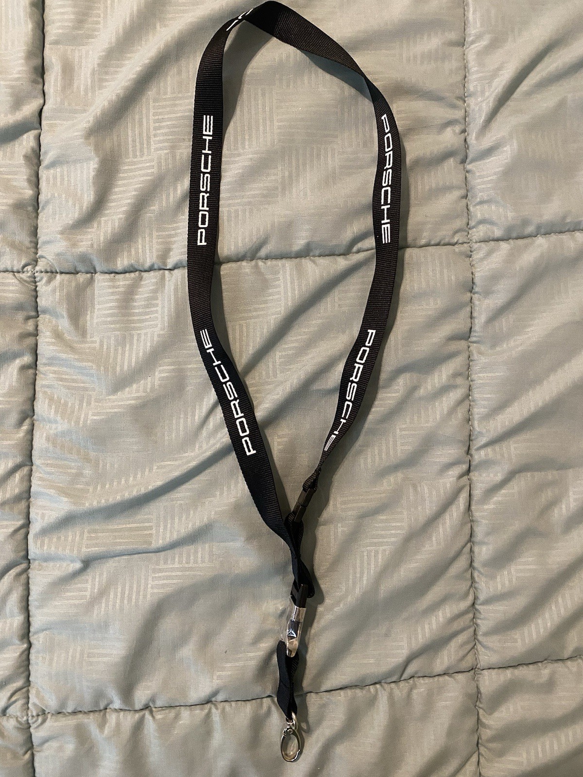 Porsche Lanyard Black with saftey closure. OEM NEW from Porsche AG, Stutgart Porsche Lanyard Black with saftey closure. OEM NEW from Porsche AG, Stutgart
