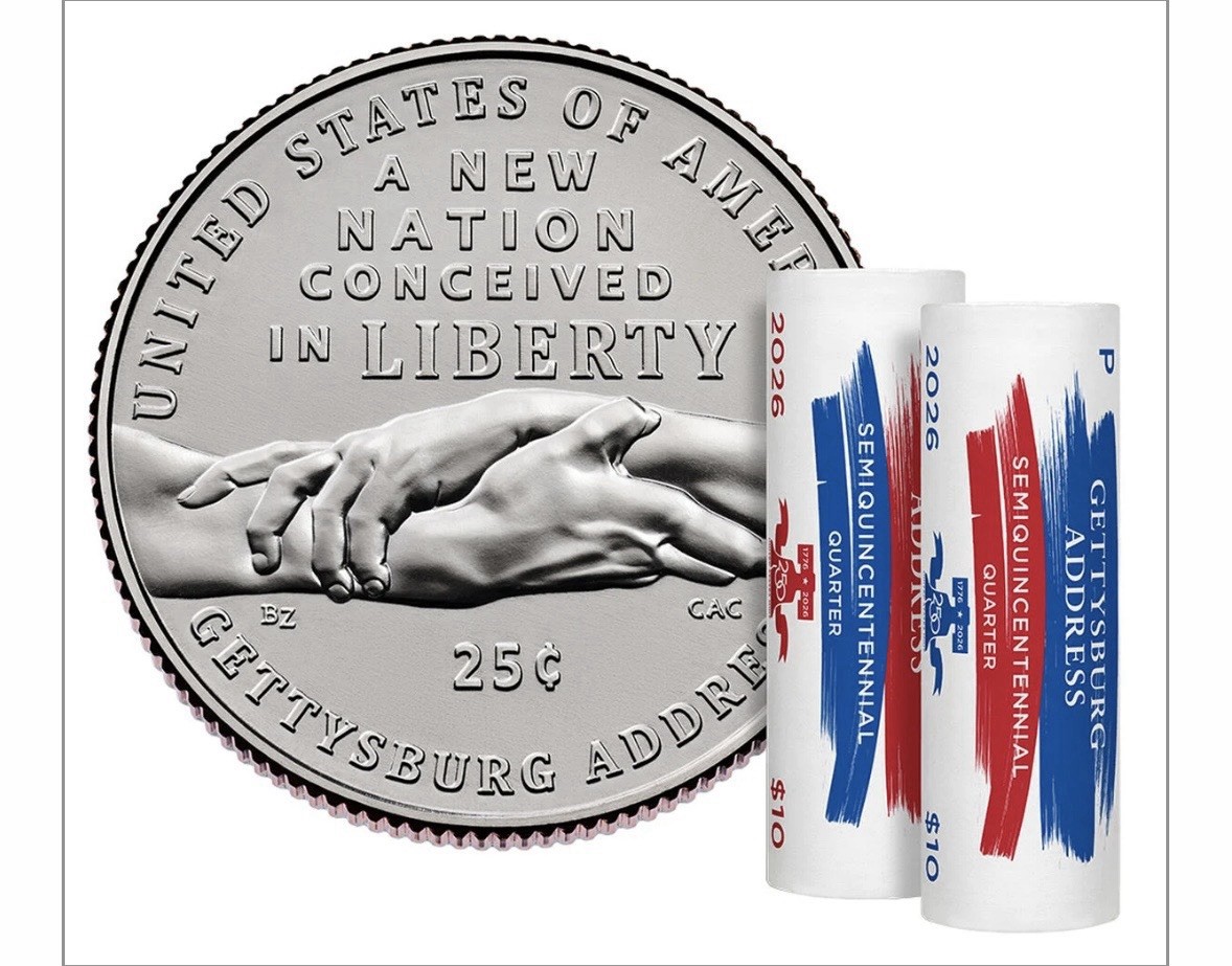 2026-P&D Gettysburg Address / Abraham Lincoln 25C Quarter *PRESALE*