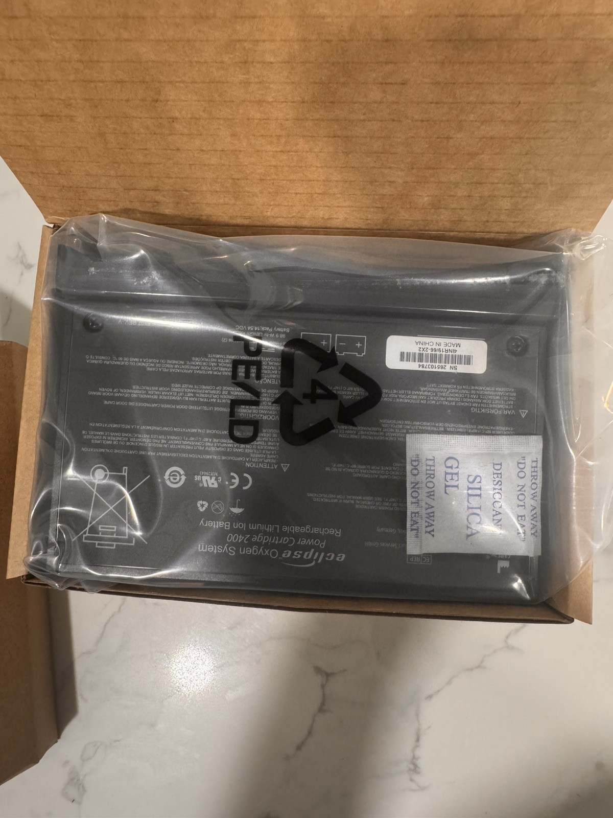 Caire SeQual for Eclipse 5 POC system OEM Battery 7082-SEQ NEW 2400 Cartridge Caire SeQual for Eclipse 5 POC system OEM Battery 7082-SEQ NEW 2400 Cartridge