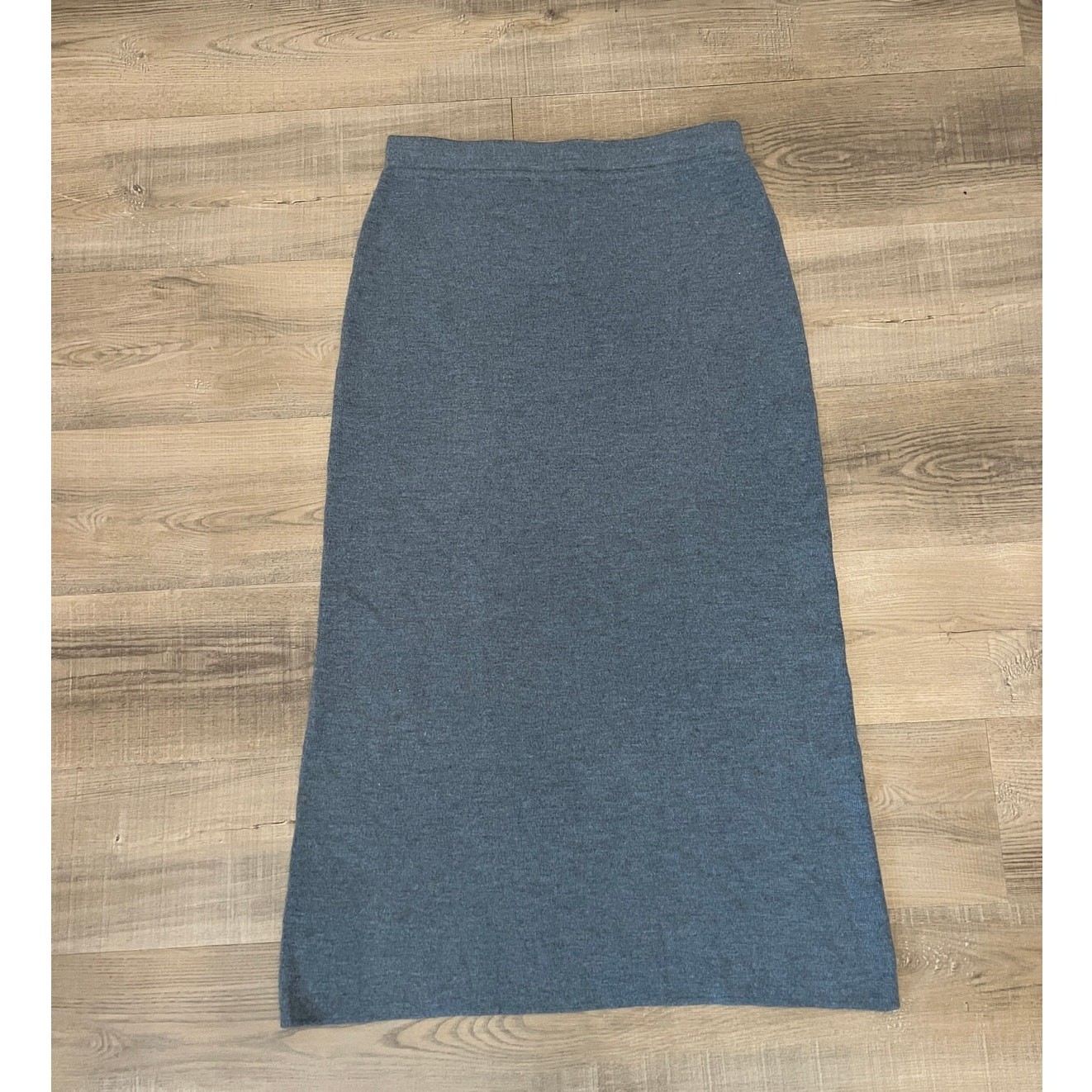 Vtg L.L. Bean Traveler Blue 100% Merino Wool Maxi Skirt Vtg L.L. Bean Traveler Blue 100% Merino Wool Maxi Skirt