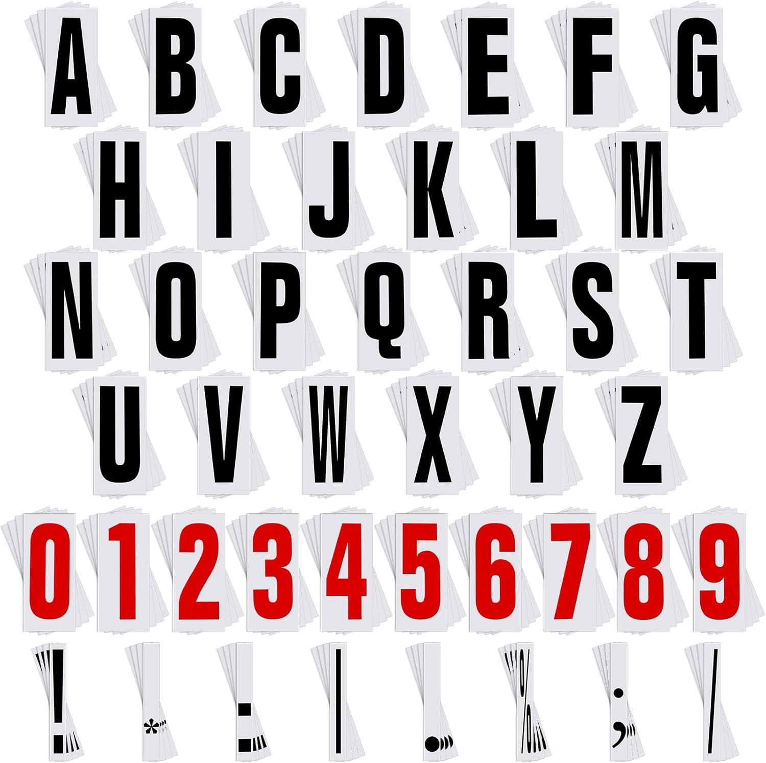 Jecery 400 Pcs Marquee Sign Flexible Letters Numbers Punctuation - 10 inch Jecery 400 Pcs Marquee Sign Flexible Letters Numbers Punctuation - 10 inch