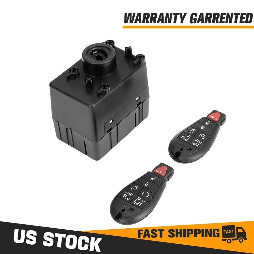 For 2009-15 Dodge Ram 2500 3500 Module Wireless Ignition Node w/ Keys */
