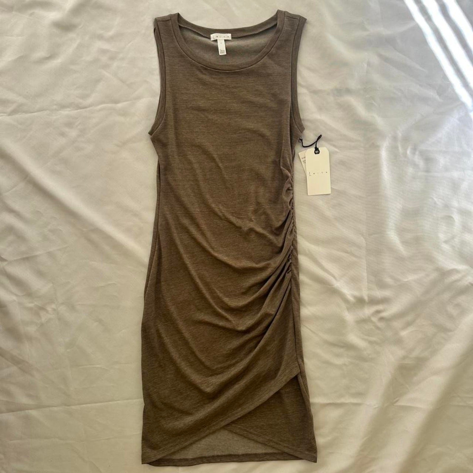 Brand new Leith Brown Jersey Dress Size S