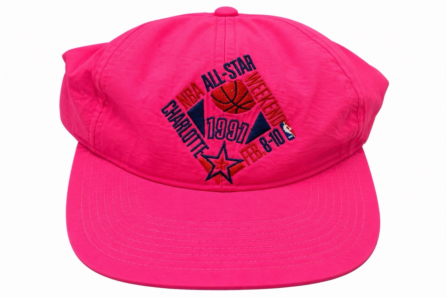 Vintage 1997 NBA All Star Weekend Charlotte Starter Snapback Hat Pink Vintage 1997 NBA All Star Weekend Charlotte Starter Snapback Hat Pink