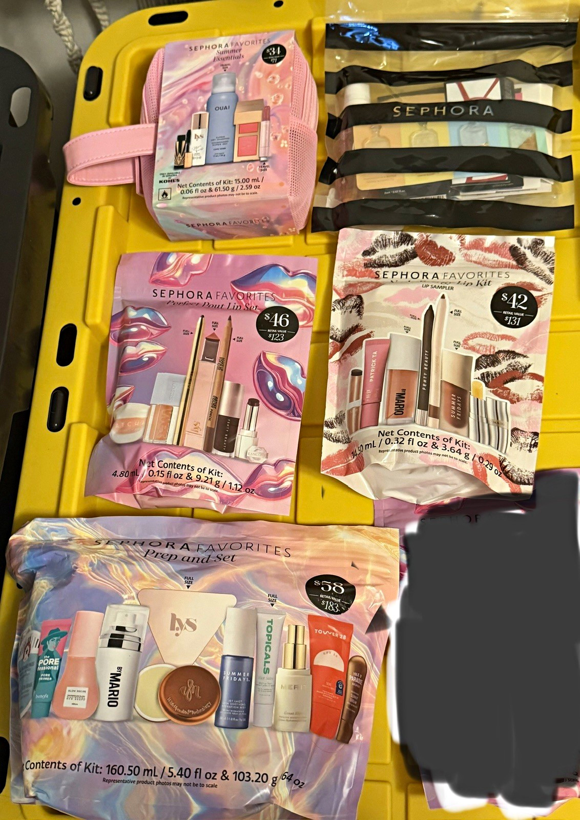 Sephora Favorites Mixed Beauty Lot Summer Essentials Perfect Pout Prep and Set Sephora Favorites Mixed Beauty Lot Summer Essentials Perfect Pout Prep and Set