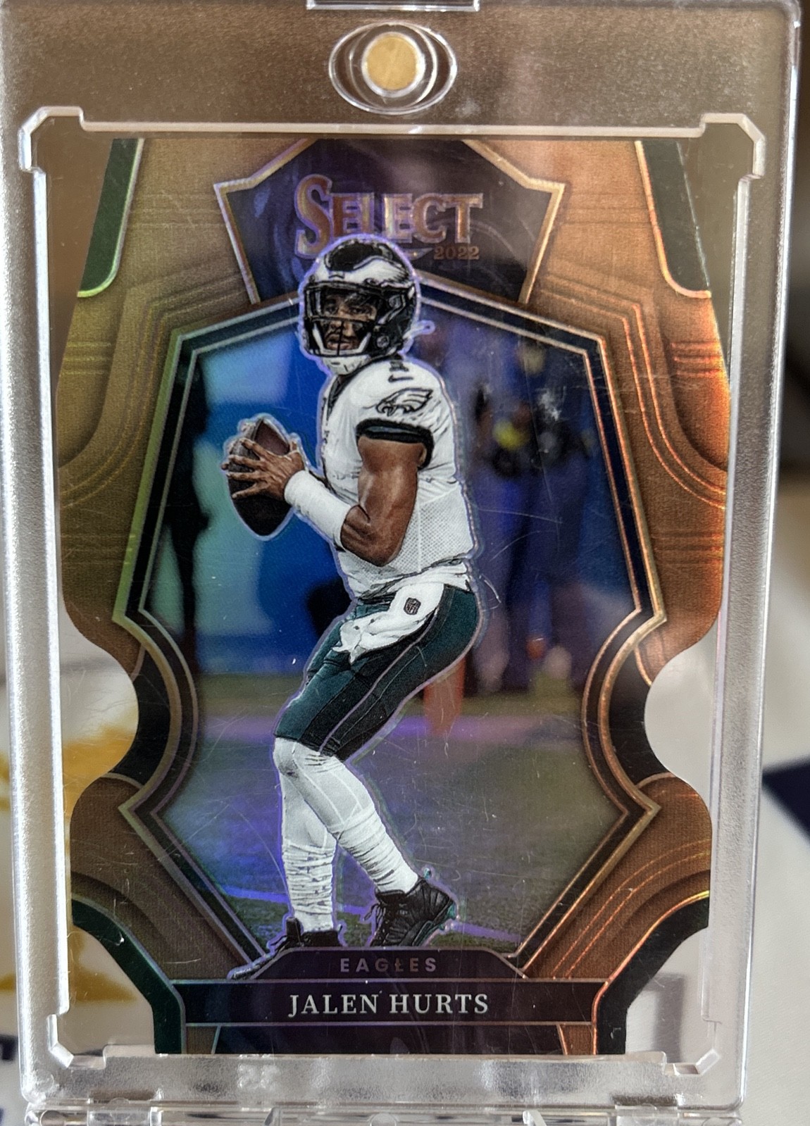 2022 Panini Select - Premier Level Jalen Hurts #179 Bronze Prizm /99