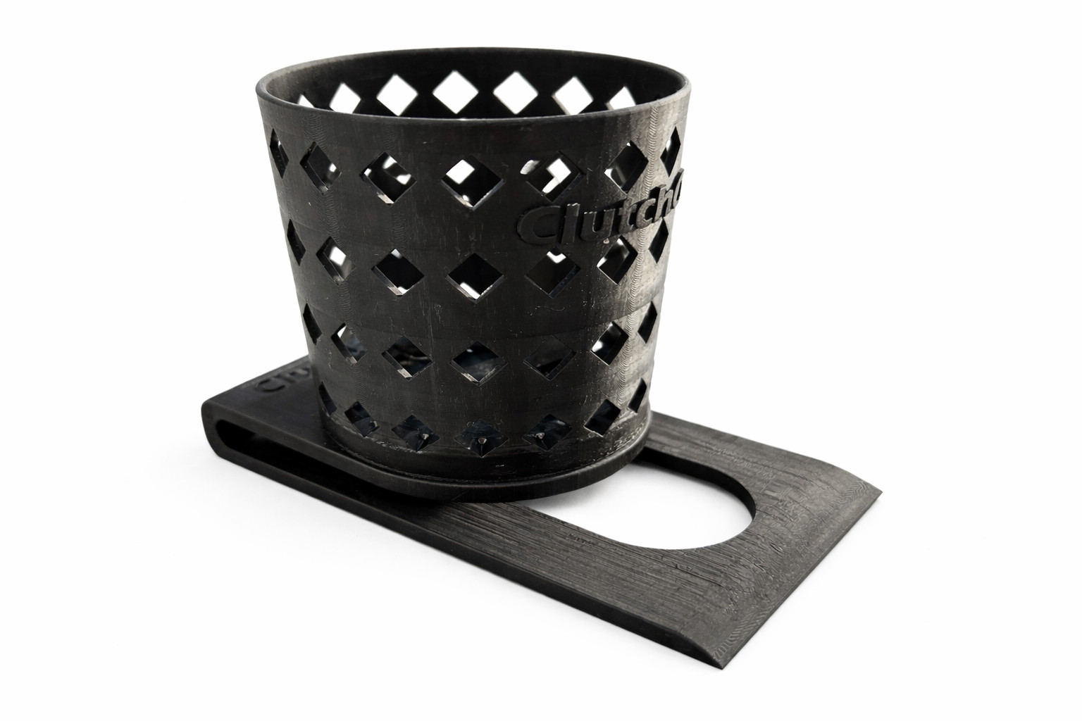 Sports Car Cup Holder | No Drill Floor-Mat Mount | Manual Transmission Friendly