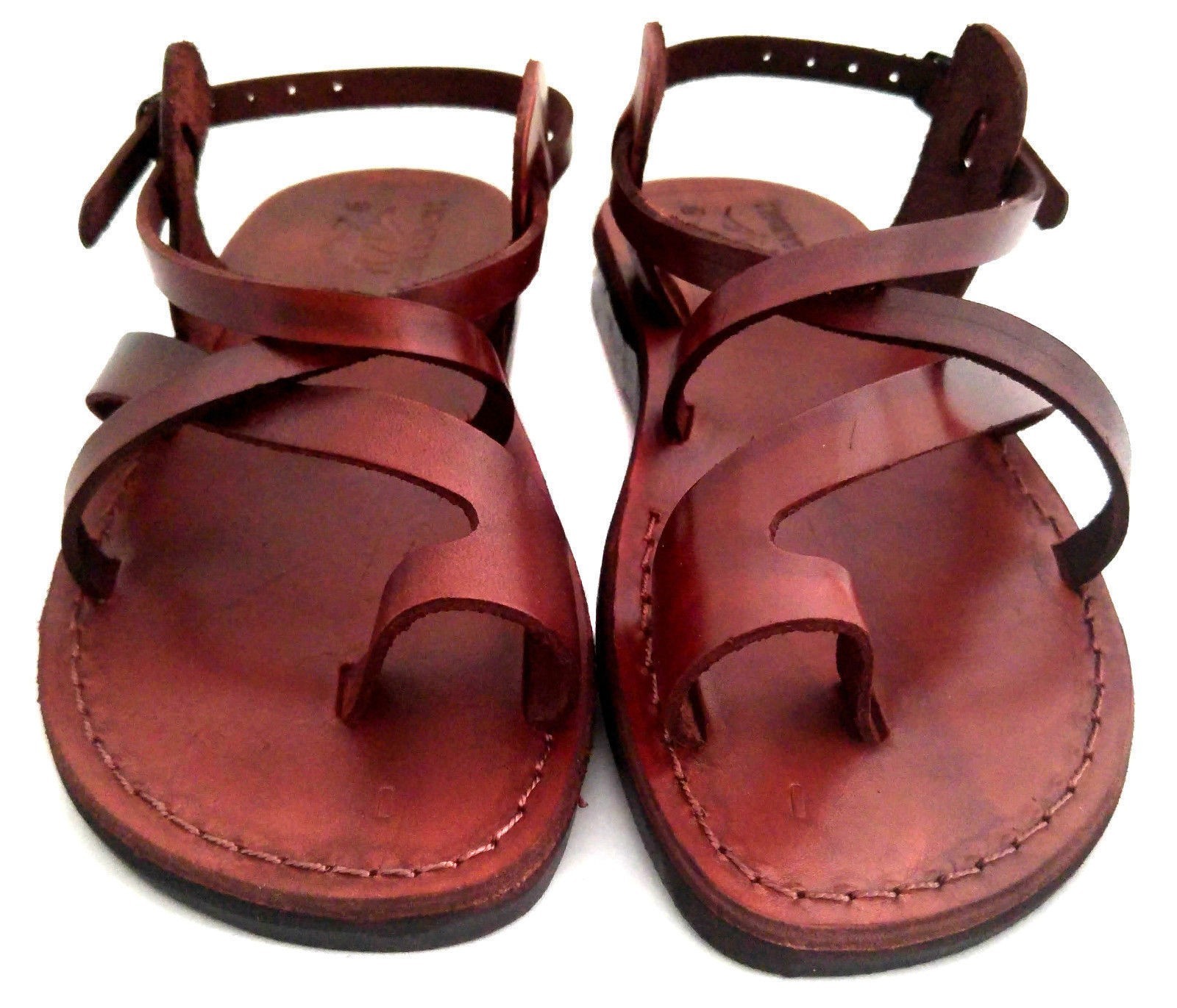 Classic Style Original Leather Biblical Jesus Sandals from Jerusalem Classic Style Original Leather Biblical Jesus Sandals from Jerusalem