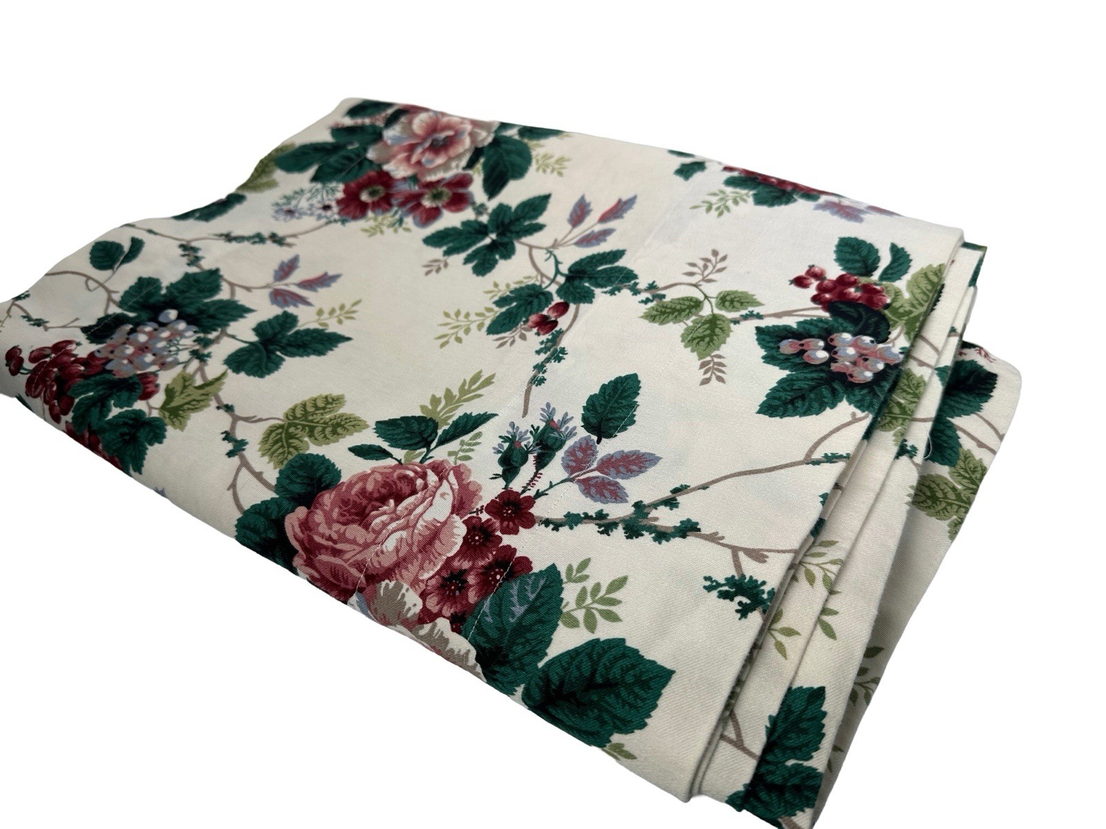 Waverly Pleasant Valley Rod Pocket Valance 17 Feet Long 17” Floral Grapes USA