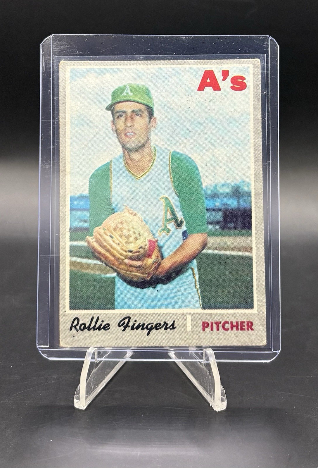 Topps 1970 Topps Rollie Fingers #502 Oakland Athletics  