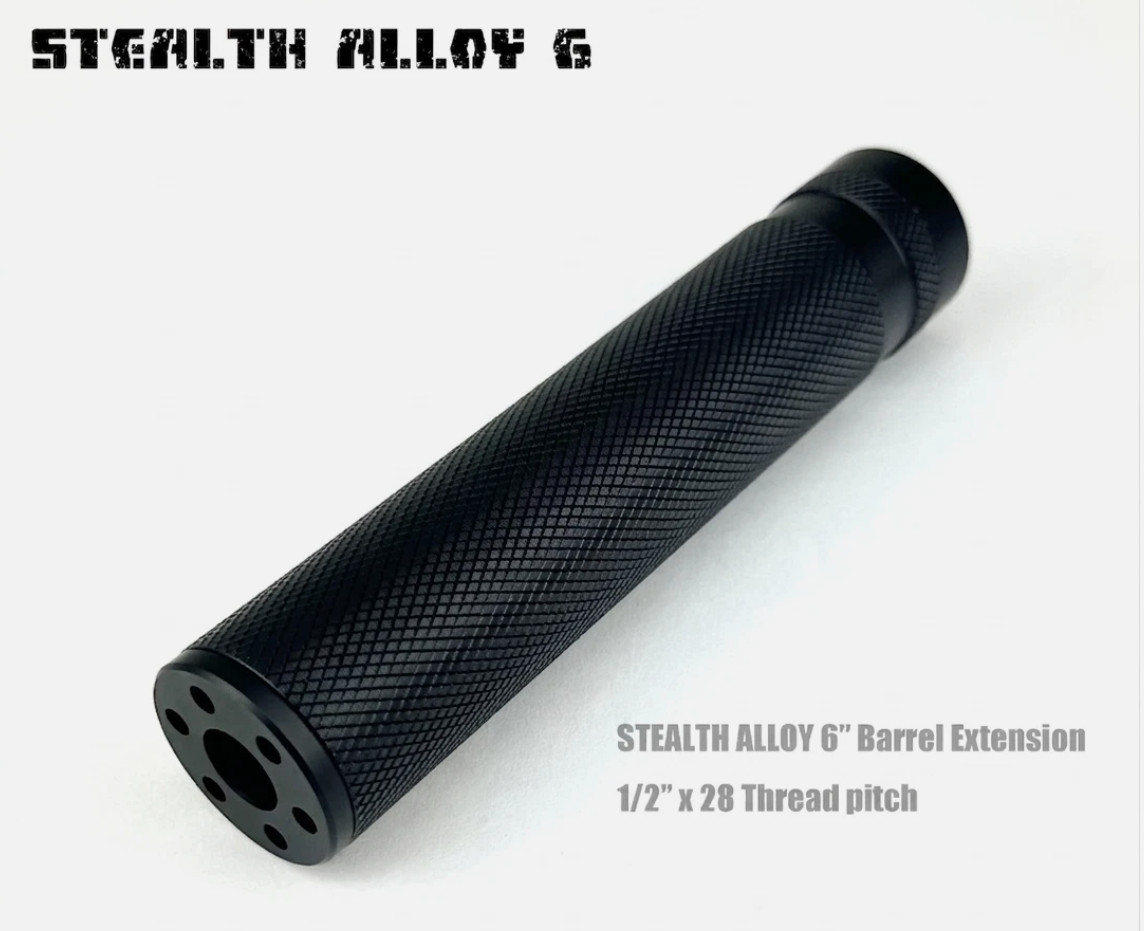 STEALTH ALLOY 6 Muzzle Brake for 1/2*28 GBB