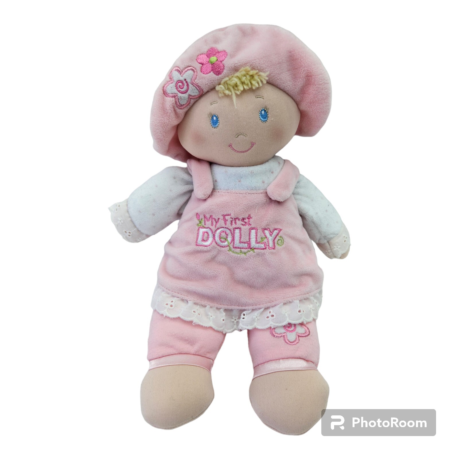 Baby Gund My First Dolly Pink Plush Doll 12\ Baby Gund My First Dolly Pink Plush Doll 12\