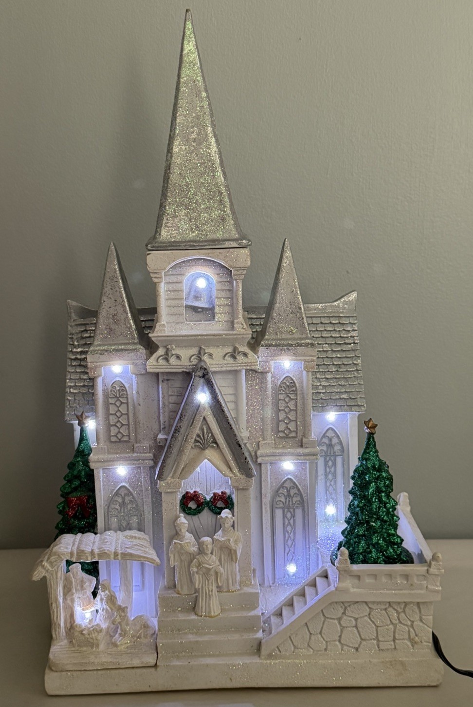 Holiday Living Cathedral Church Lighted Animated Christmas Village w/ Box Holiday Living Cathedral Church Lighted Animated Christmas Village w/ Box