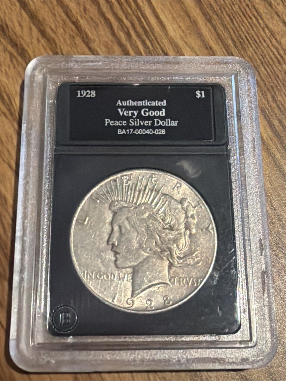 1928-S Peace Silver Dollar - Tough Date 1928-S Peace Silver Dollar - Tough Date