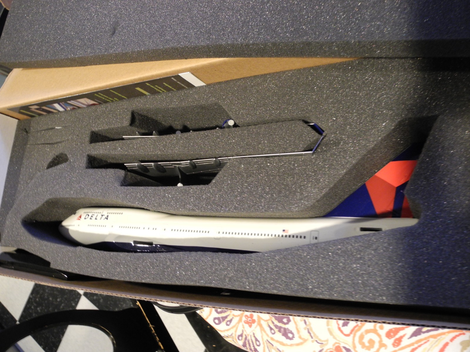Collectors' FIND, PACMIN, Boeing 747 DELTA AIRLINES, 1:144, Brand New, RARE Collectors' FIND, PACMIN, Boeing 747 DELTA AIRLINES, 1:144, Brand New, RARE