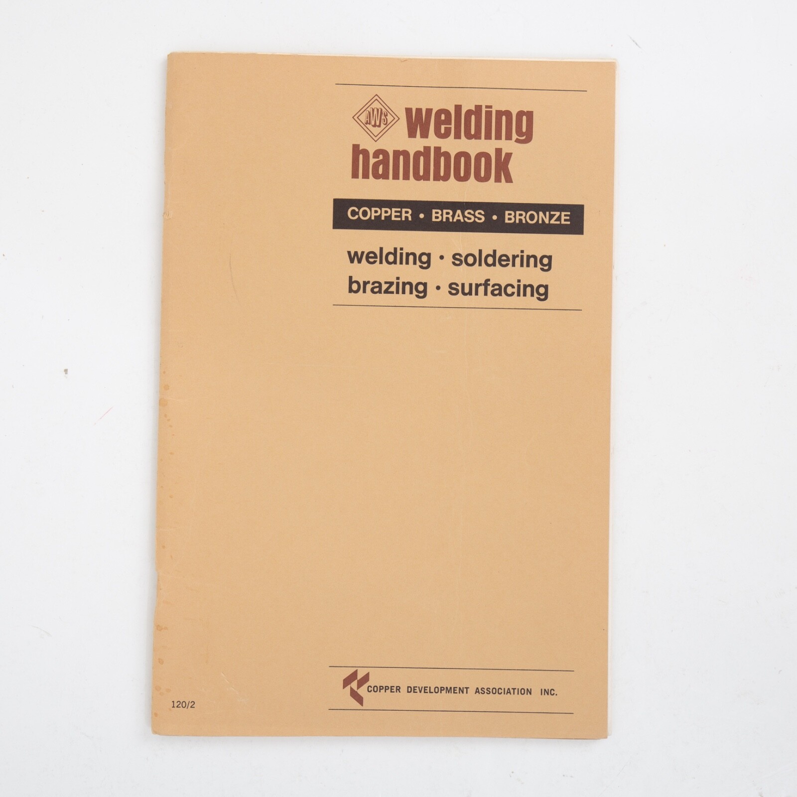 AWS Welding Handbook Copper Brass Bronze Soldering Brazing Surfacing 1972 