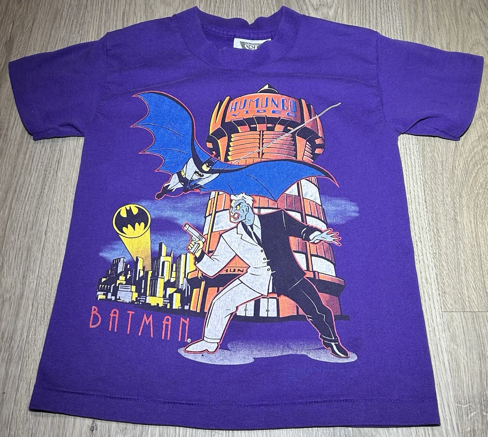 Rare Vintage 90’s  DC Batman And Two Face Youth T Shirt