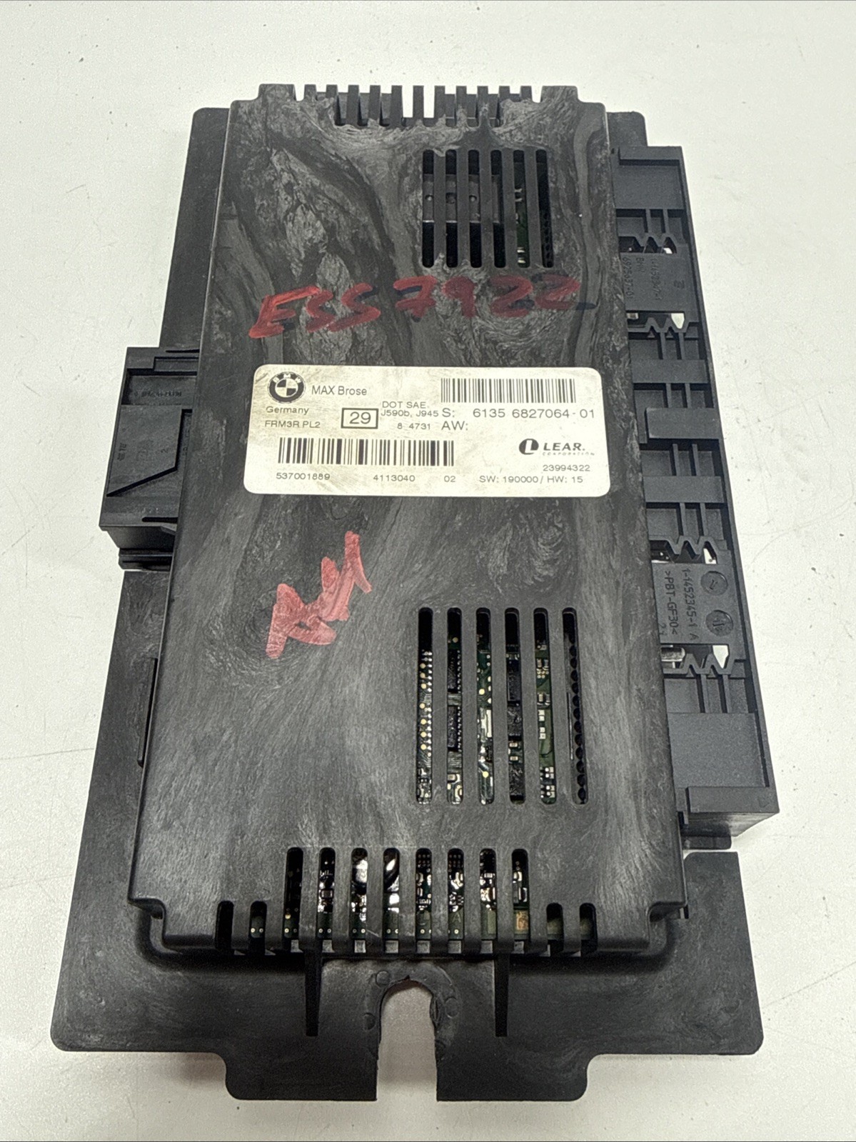 OEM BMW E82 E92 E84 E90 FRM3 PL2 Footwell Light Control Module 61356827064